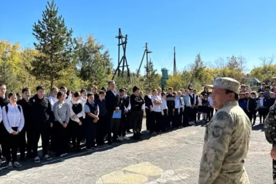 Краснпресненской ООШ провели учебную тренировку по терроризму.